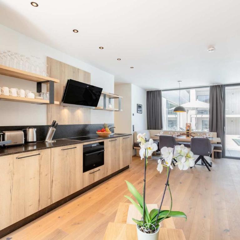 Emma Deluxe Aparthotel, Aircondition, ganzjährig beheizter Außenpool & Skibus direkt vor der Tür - Deluxe Ferienwohnung direkt am Pool - 2