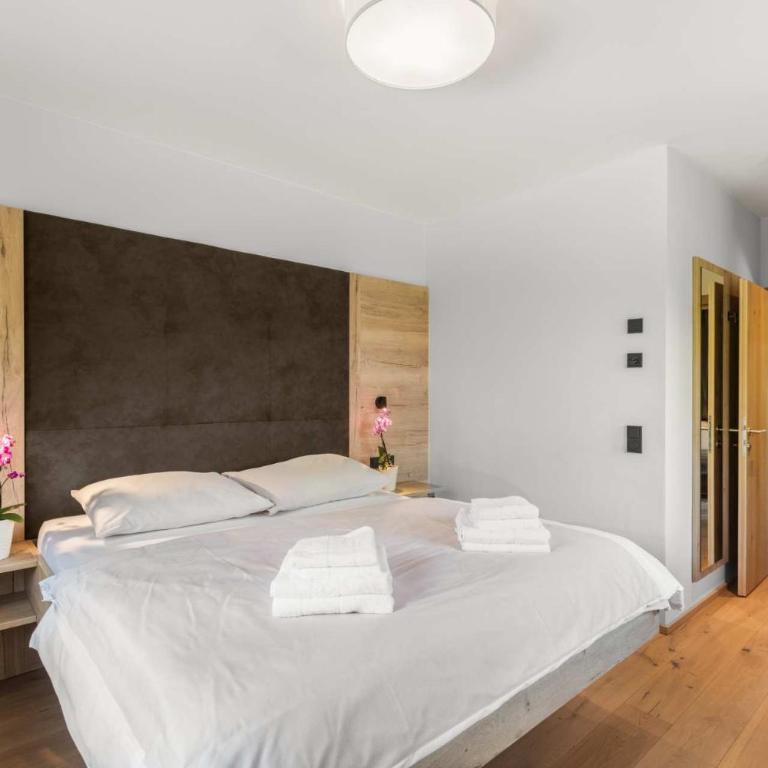 Emma Deluxe Aparthotel, Aircondition, ganzjährig beheizter Außenpool & Skibus direkt vor der Tür - Apartment mit Balkon - 7