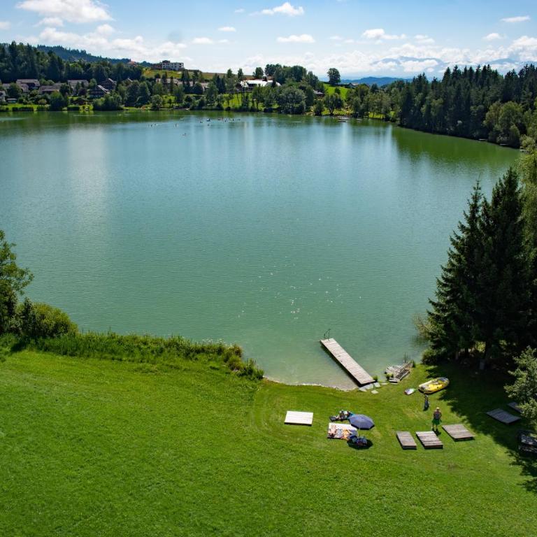 Ferienparadies Hecher Maltschachersee - Appartamento con 2 Camere da Letto e Vista Giardino - 1