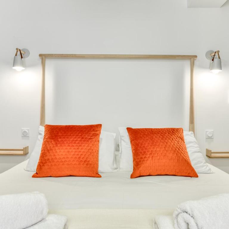 Les Gîtes de Laure - L'Or Blanc, Appartement avec Vue sur le Chateau, Climatisation, à 160 m de la Cité Médiévale - Apartment mit 2 Schlafzimmern - 8