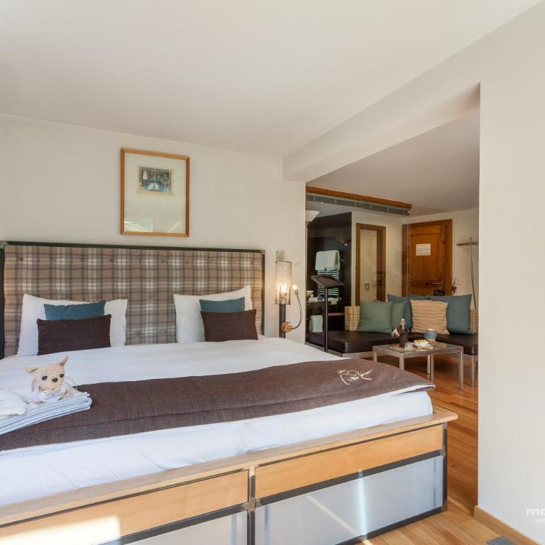 Suitenhotel Zurbriggen - Doppelzimmer mit Blick auf das Matterhorn - 4