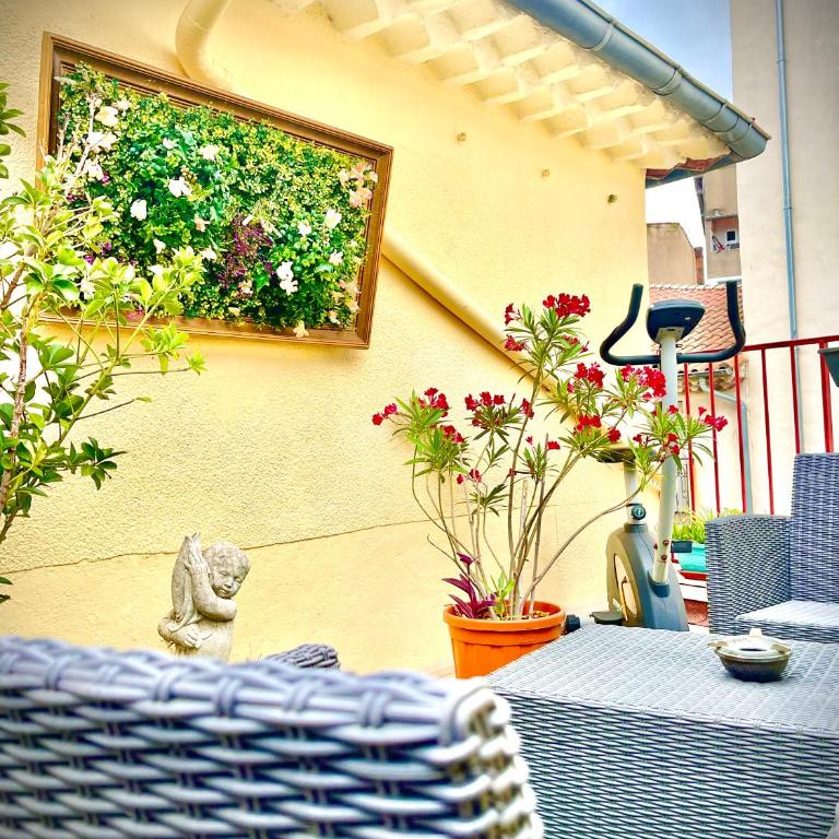 Hôtel Paul Riquet - Chambre Double avec Terrasse - 3