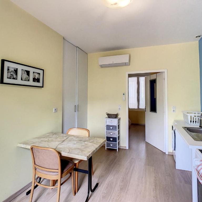 Charmant F2 climatisé avec terrasse, proche Thermes, parking privé, animaux acceptés - FR-1-451-163 - Appartamento con 1 Camera da Letto - 2