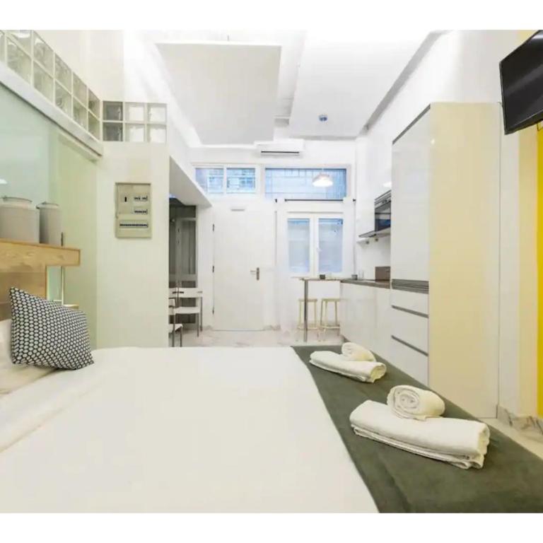 Little Cozy loft Madrid free street parking WIFI Barbadillo Bis - One-Bedroom Apartment - 1