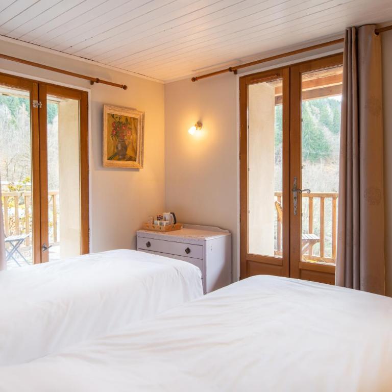 Maison Caramel - Doppel-/Zweibettzimmer mit eigenem Bad - 8
