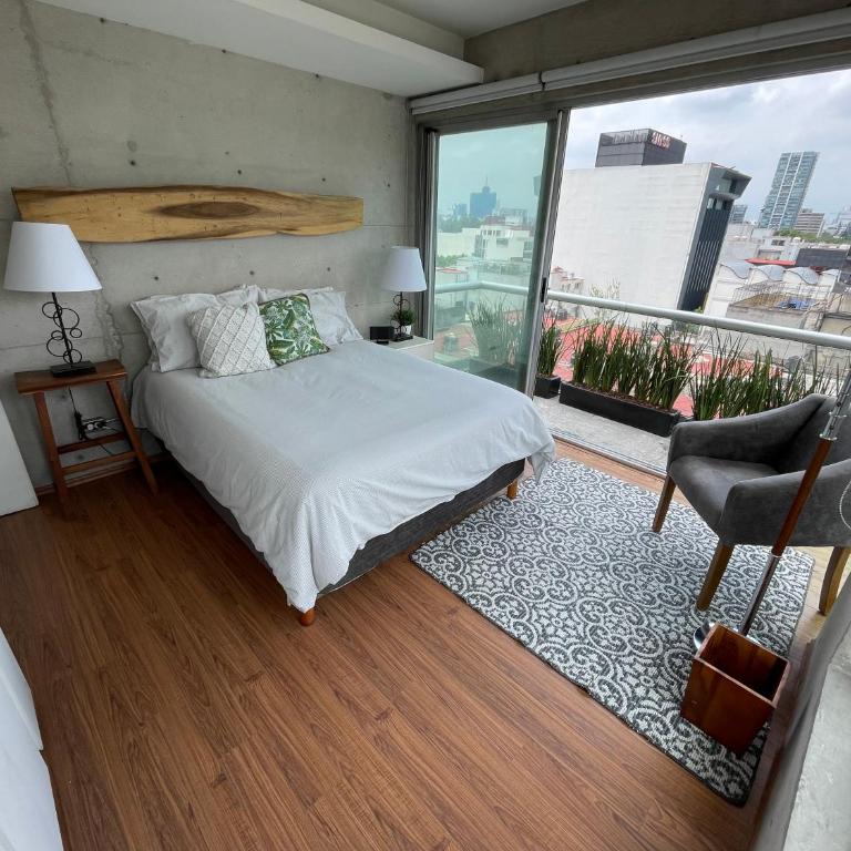Departamento en Condesa con vista al Castillo de Chapultepec GYM - POOL - PARKING - Apartment with Balcony - 9