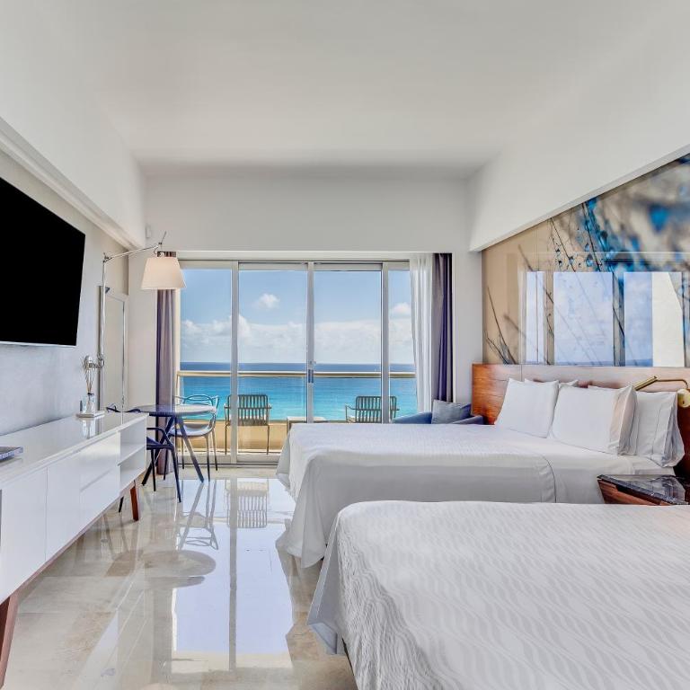 Live Aqua Cancun - Adults Only - All-Inclusive - Premium Ocean Front, 2 Double - 1