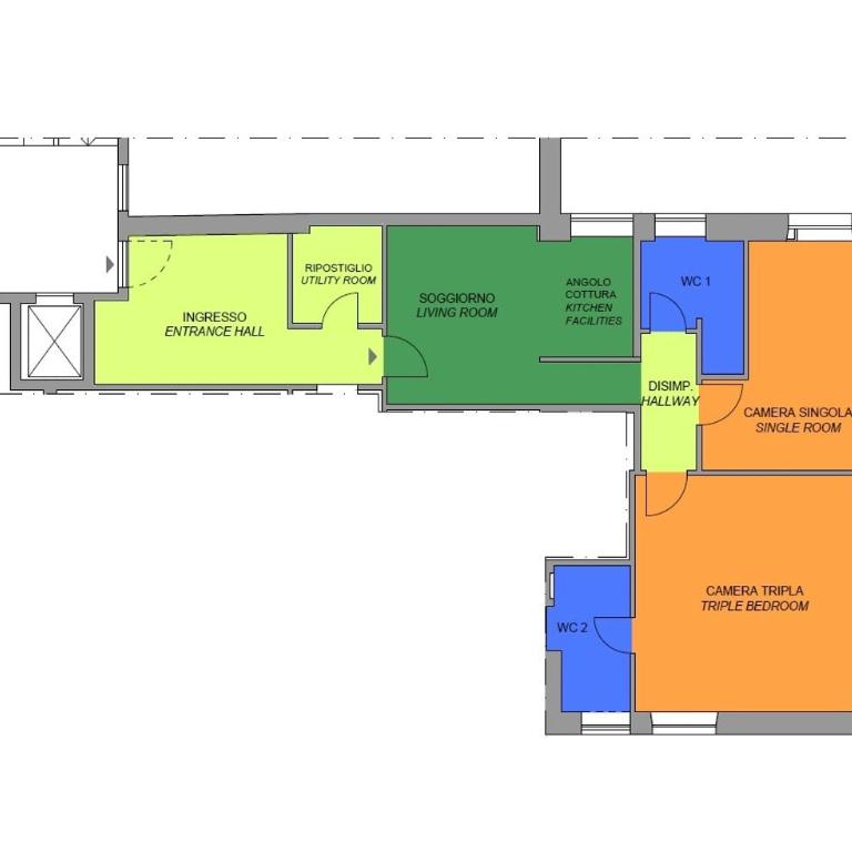 Clover - 13 Piazza Pio XI - Appartamento con 2 Camere da Letto - 4