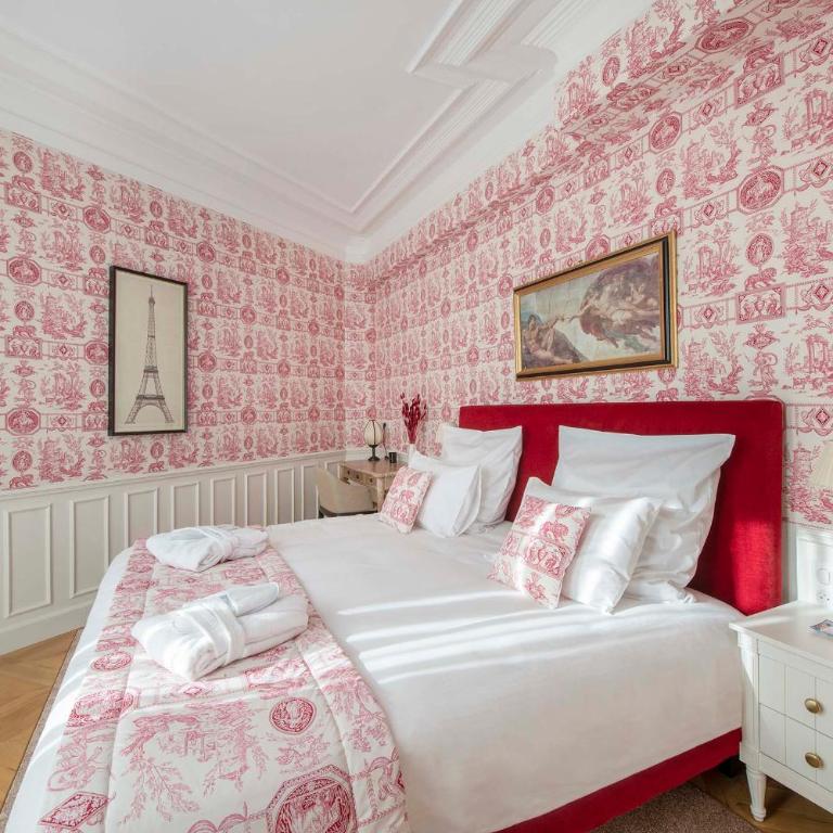 LE BEAU MARAIS - Luxury Apartments, AIR COND, LIFT - Deluxe King One-Bedroom with balcony GRENAT - 11