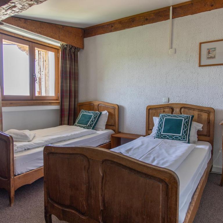 Hotel le Chamois - Chambre Lits Jumeaux avec Baignoire - 3