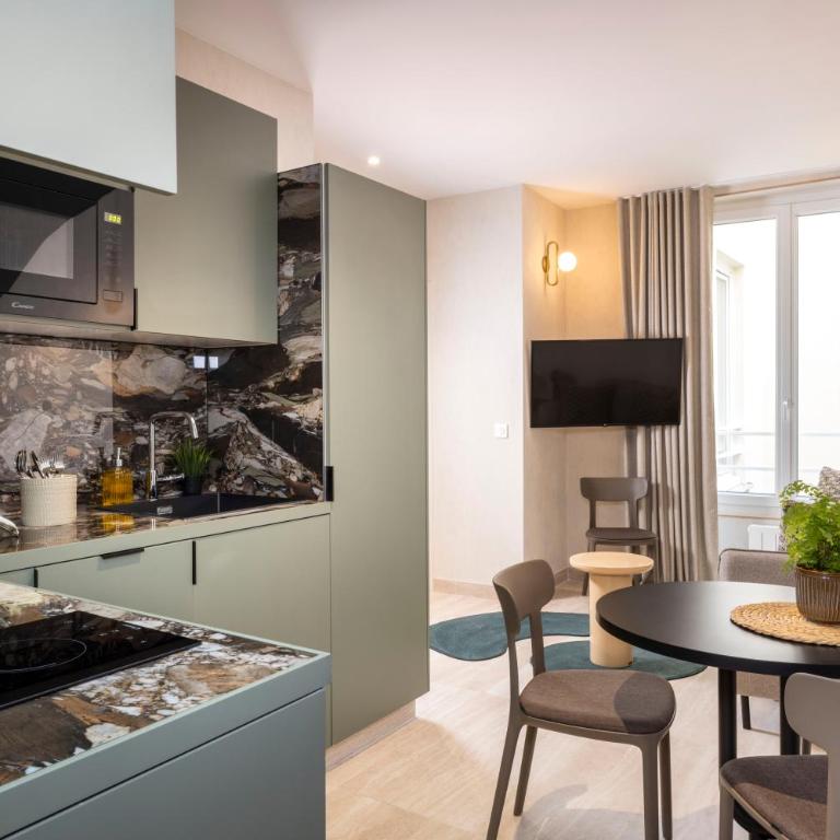 Yuna Saint-Honoré - Serviced Apartments - Appartement 1 Chambre Vue Cour - 30m2 - 21
