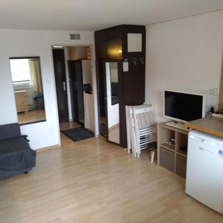 Studio appartement avec piscine, ski Porte du soleil Morgins, PS3 games, wash & bring sheets - Studio mit Schlafsofa - 2
