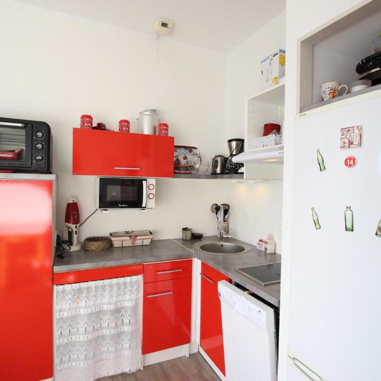 Studio cabine 4/6 pers, pied des pistes, terrasse sud - FR-1-549-76 - Studio - 3