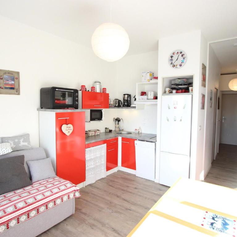Studio cabine 4/6 pers, pied des pistes, terrasse sud - FR-1-549-76 - Studio - 4