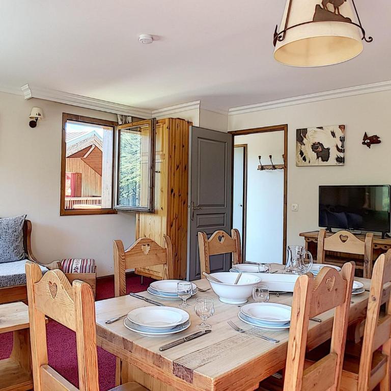 Appartement rénové 3 pièces proche pistes, balcon, sauna, hammam, WIFI - FR-1-344-798 - Appartement - 8