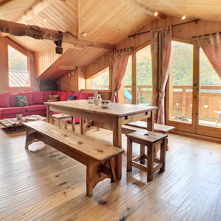 Chalet montagnard 8 pers. avec balcon et WIFI - FR-1-344-791 - Chalet - 2