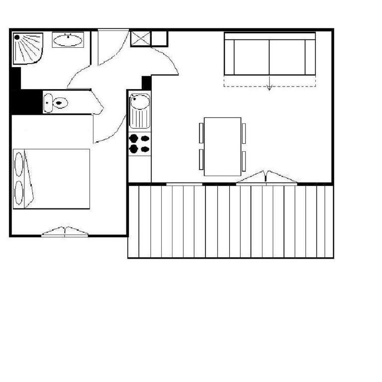 Appartement cosy au pied des pistes avec balcon et parking - FR-1-344-882 - Appartement - 2