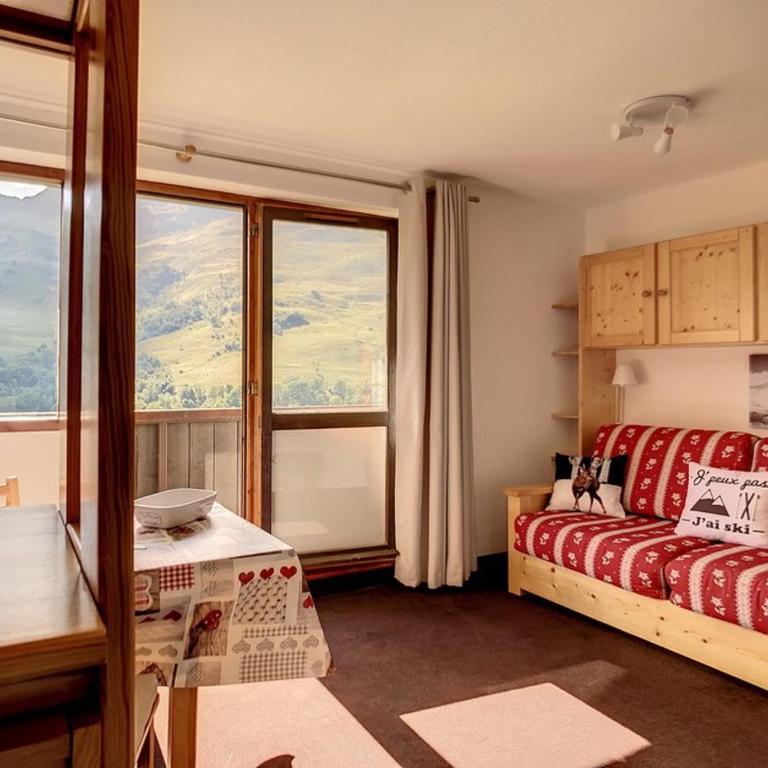 Studio lumineux, entrée/sortie skis aux pieds, balcon - FR-1-344-967 - Studio - 1