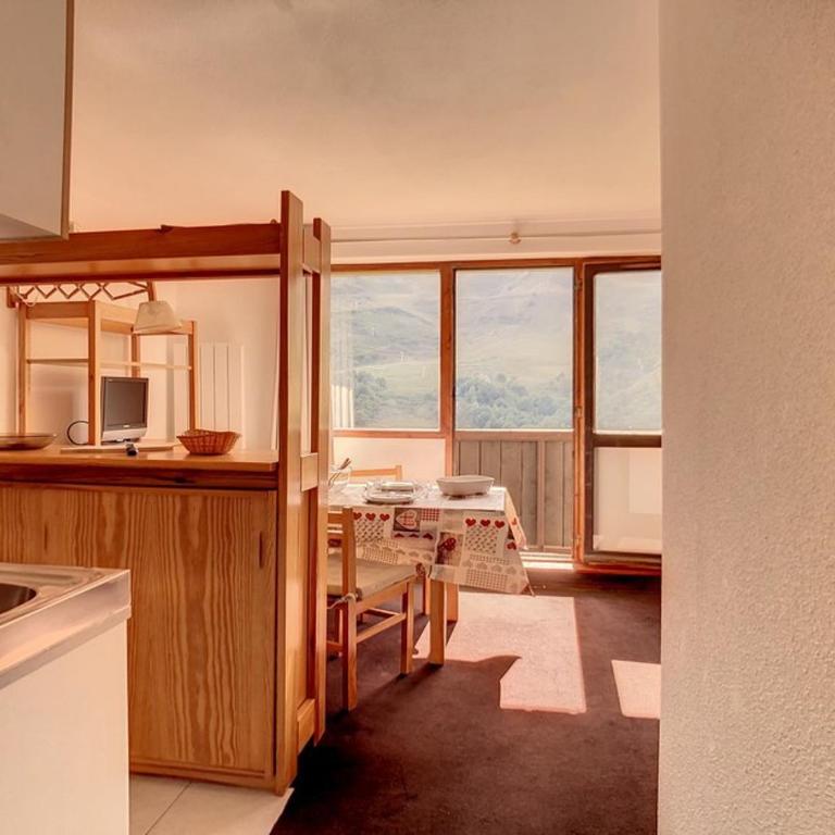 Studio lumineux, entrée/sortie skis aux pieds, balcon - FR-1-344-967 - Studio - 5