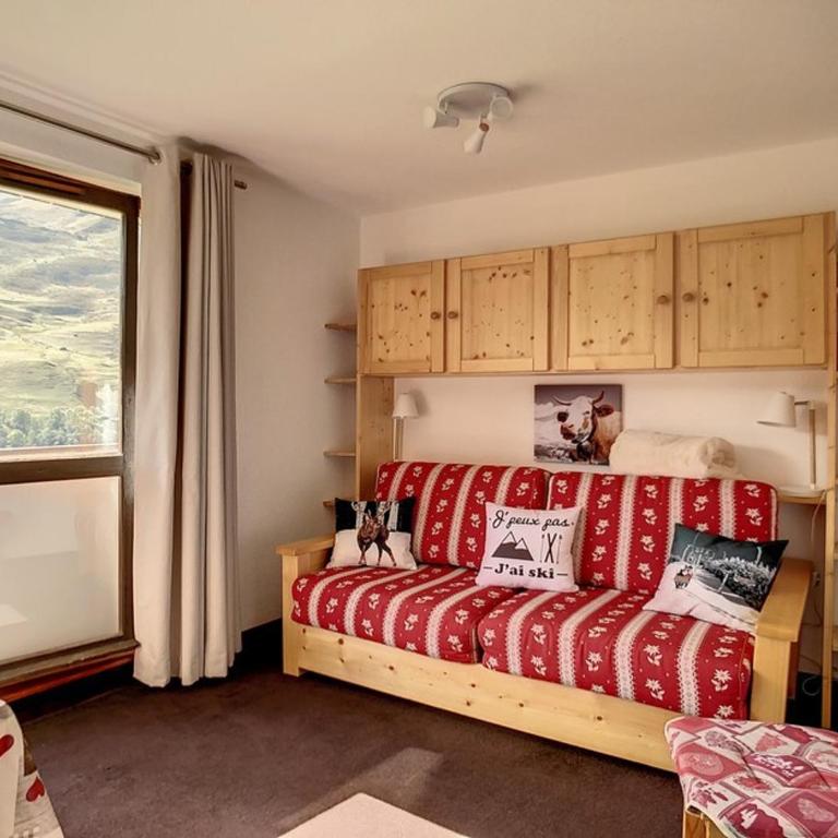 Studio lumineux, entrée/sortie skis aux pieds, balcon - FR-1-344-967 - Studio - 9