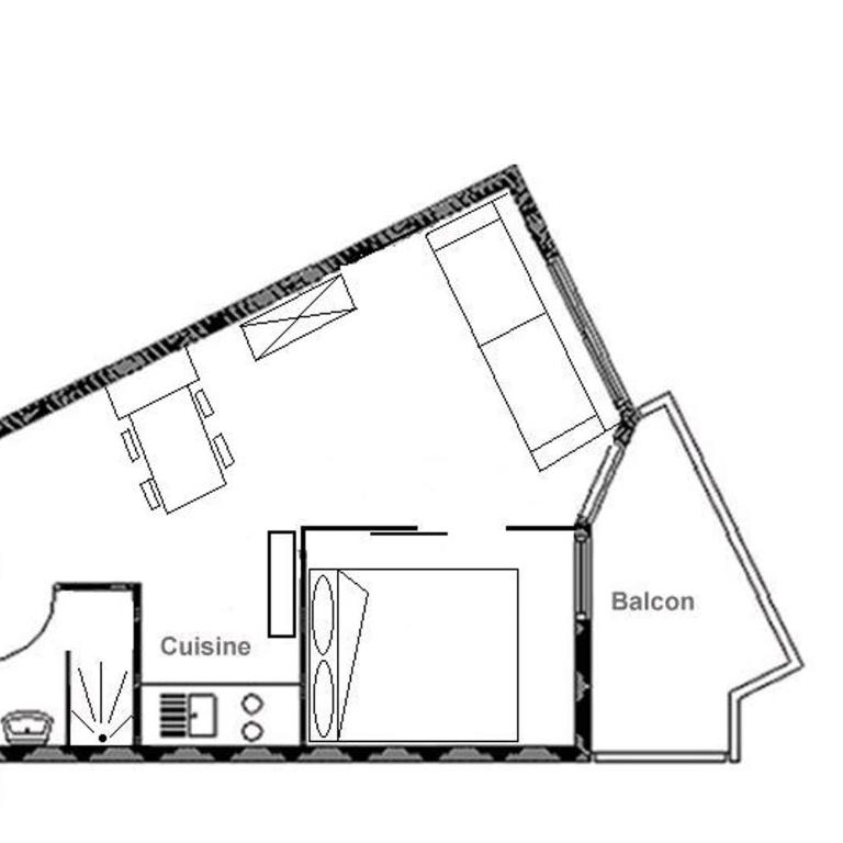 Appartement rénové · Proche des pistes · Balcon Sud-Ouest - FR-1-344-1042 - Apartment - 13