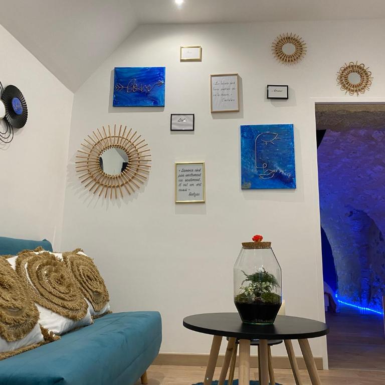 Trog'Love: Balnéo détente dans une troglodyte - Apartamento de 1 dormitorio - 4