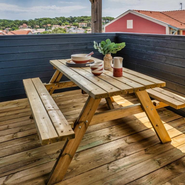 Mamita1"Apartment delight of the pines"spacious bright T3 62m18mterrace - Apartment - 5