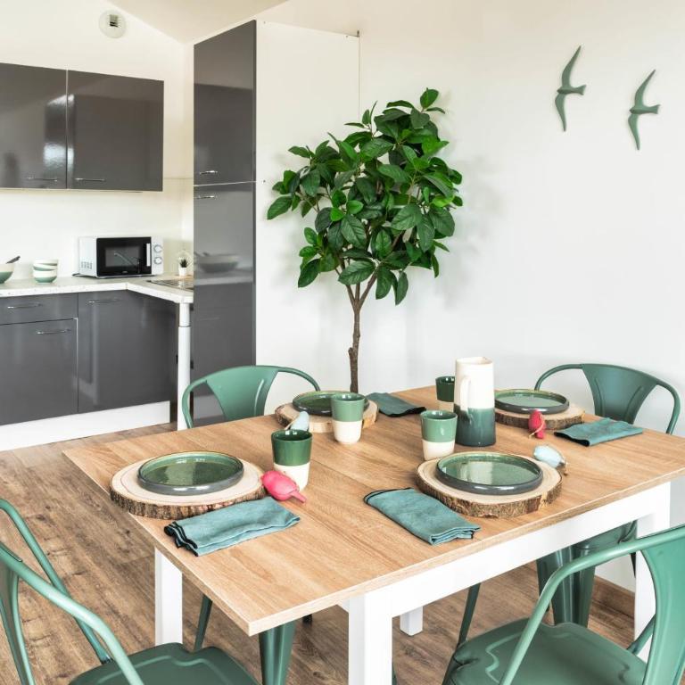 Mamita 4 "wooded stopover apartment" T2 47m terrace 24m - Apartment - 5