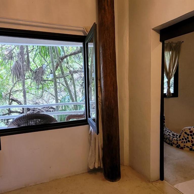 Casa Ambar Hotel & Boutique - Party Side Tulum - Habitación Deluxe con cama extragrande, terraza y vistas a la selva - 19