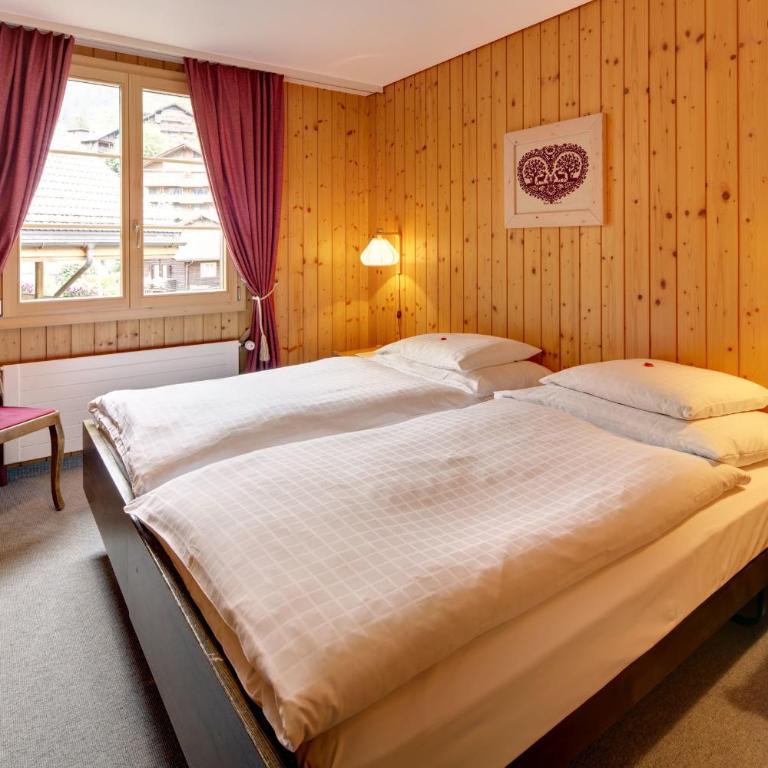 Hotel Alpenrose Wengen - a family affair since 1881 - Apartment für 4 Personen mit Bergblick - 2