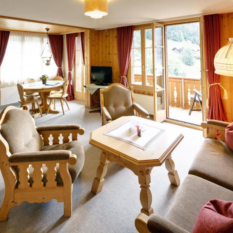 Hotel Alpenrose Wengen - a family affair since 1881 - Apartment für 3 Personen mit Bergblick - 3