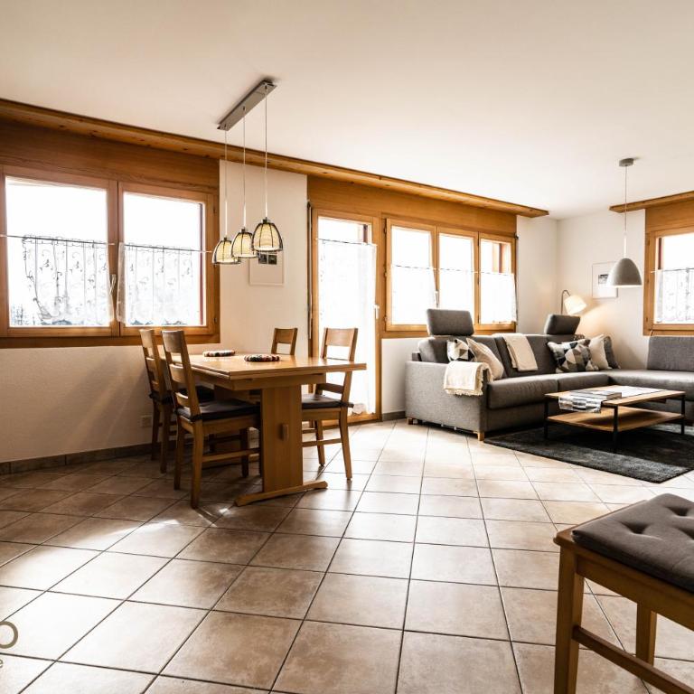 Haus Lotus, Riederalp Moosfluhbahn - Apartment mit 2 Schlafzimmern - 1