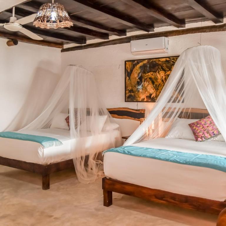 Zomay Beachfront Holbox - Habitación Doble - 2 camas - 4