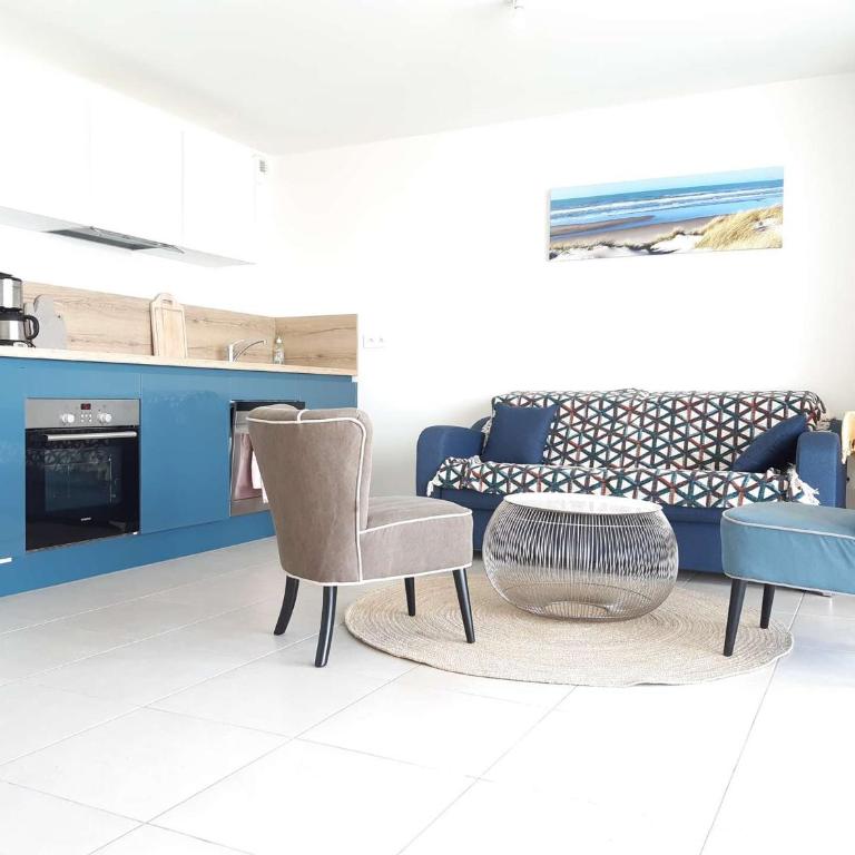 Appart 2 ch. avec accès plage et parking privé - FR-1-674-34 - Appartement - 1