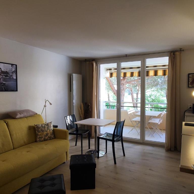 MIOUGRANO Studio 25m2 Piscine 300m Plage - Studio avec Balcon - 12