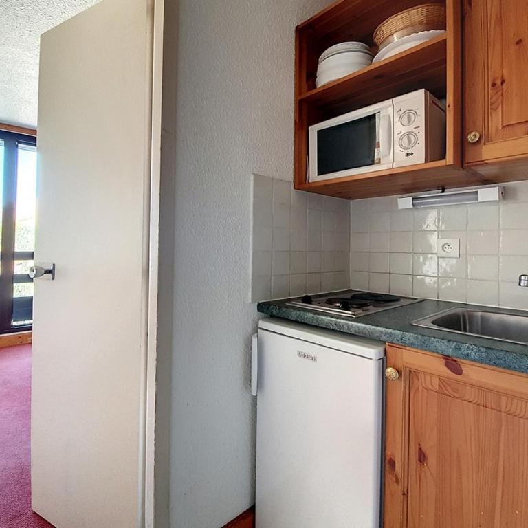 Studio confortable, ski aux pieds avec balcon - La Croisette, Les Belleville - FR-1-344-333 - Estudio - 9