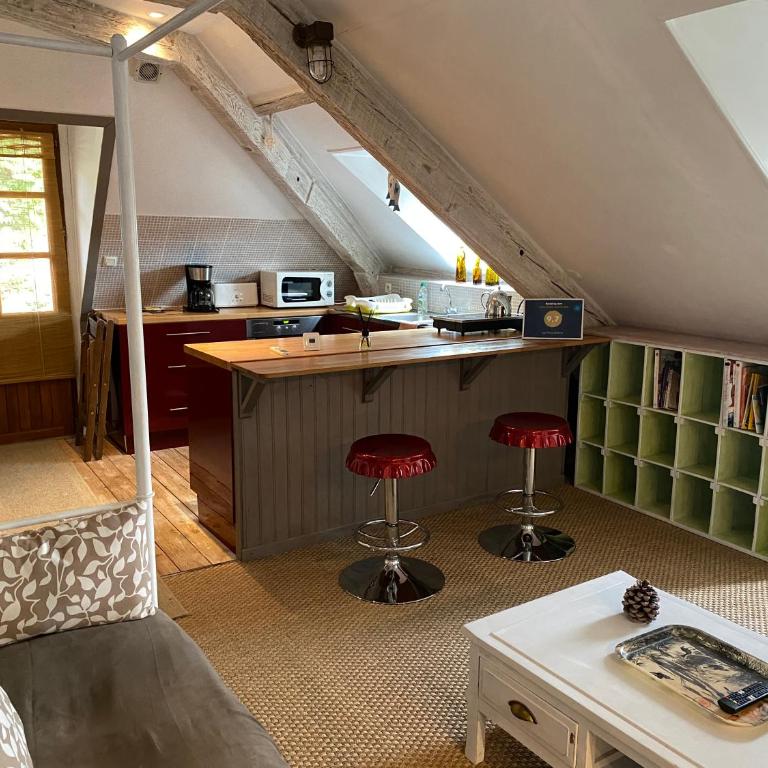 Résidence Les Trois Jardins avec WIFI et Parking gratuit - Familienstudio - 22