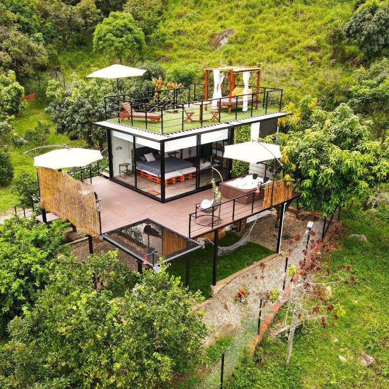 Oasis Glamping Tena Cun Vía La Mesa Anapoima - Suite Deluxe con bañera de hidromasaje - 3