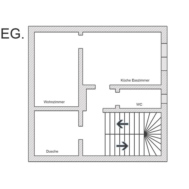 Appartement Trujen - Apartment - auf 2 Etagen - 39