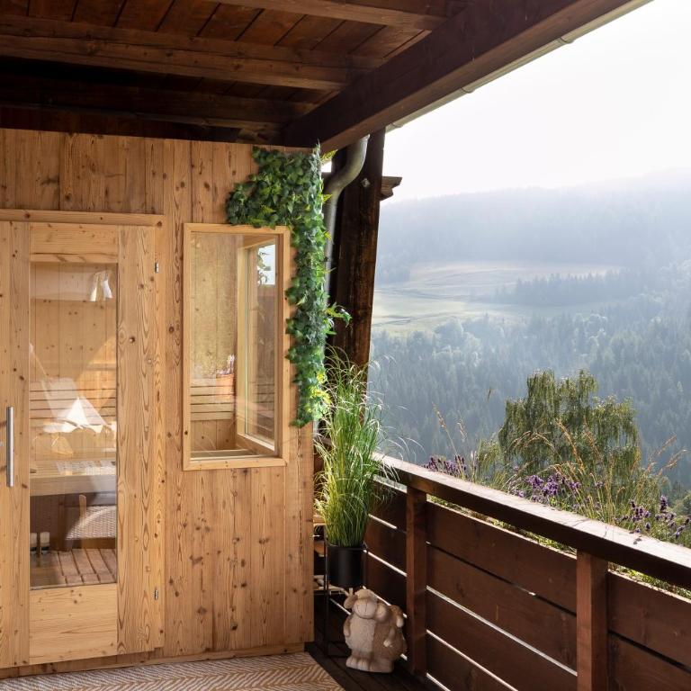 Bergblick Ruhe und Aussicht auf 1100m - Apartment mit 1 Schlafzimmer - 9