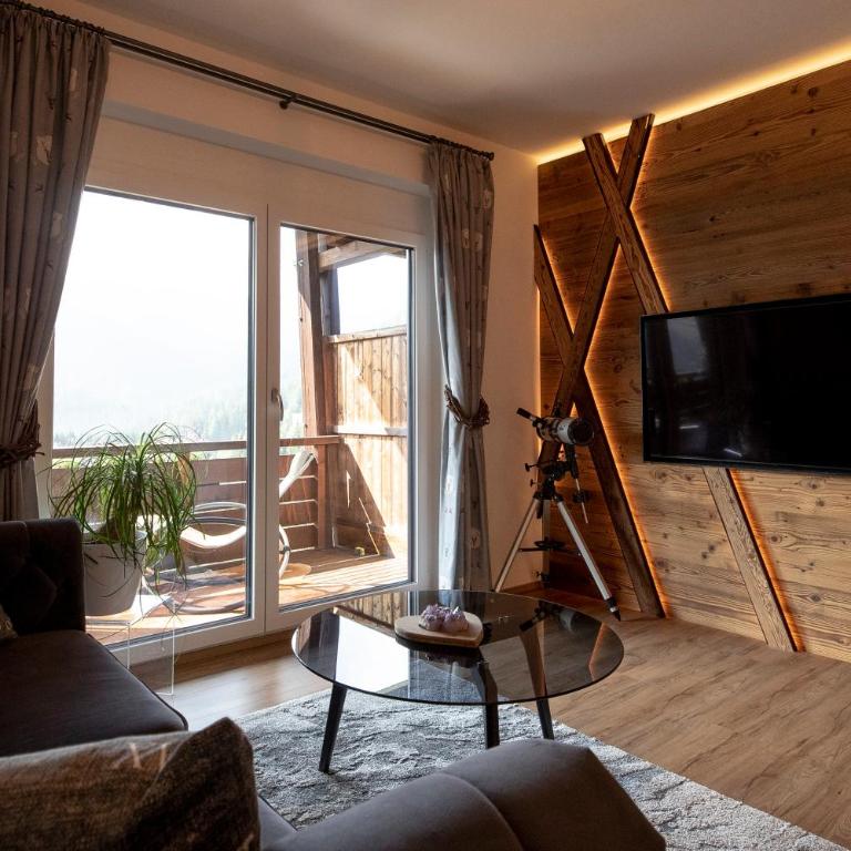 Bergblick Ruhe und Aussicht auf 1100m - Apartment mit 1 Schlafzimmer - 15