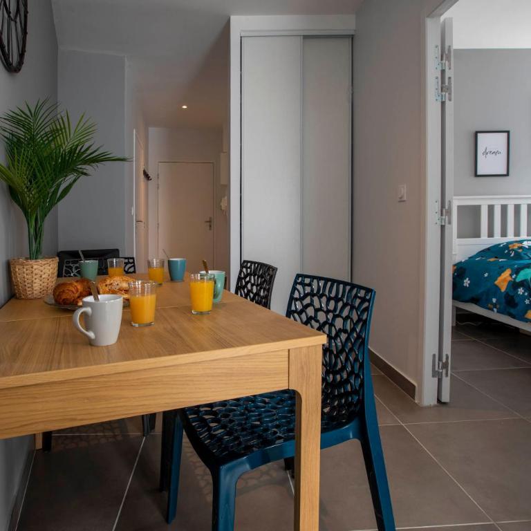 LOC TROTTEUR LE GRAPHITE T2 Grand confort Terrasse - Apartment mit 1 Schlafzimmer - 14