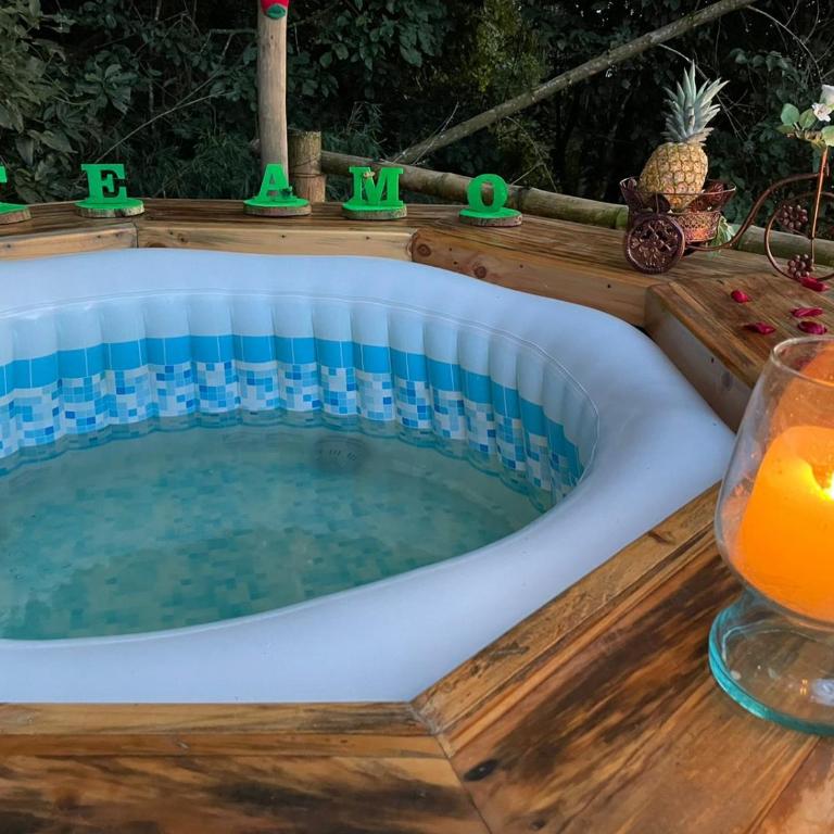 Paraíso Glamping La Vega - Double Room with Mountain View - 9
