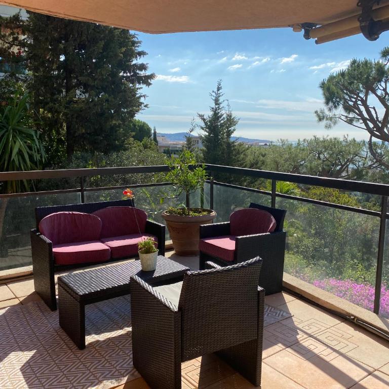 Nice Sea View Apartment Pool Terrace Air Conditioning Quiet - Appartement 2 Chambres - 15