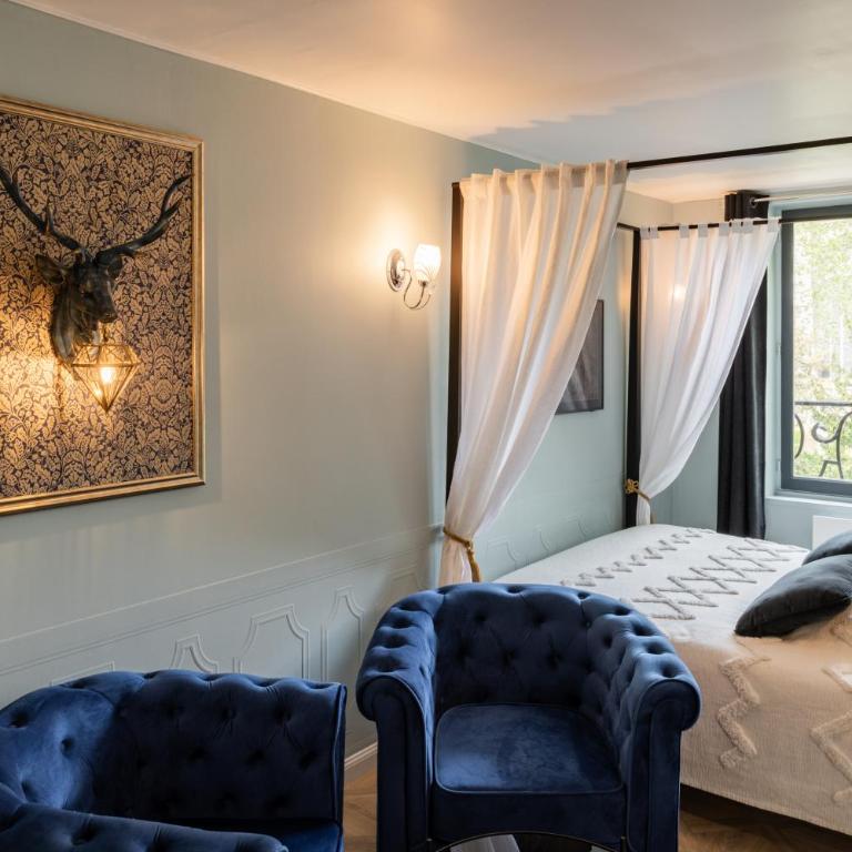 2 Appt MédiéLounge ou MédiéOld, Parking Vue magnifique par Beds76 - Studio Lit Queen-Size de Luxe - 4