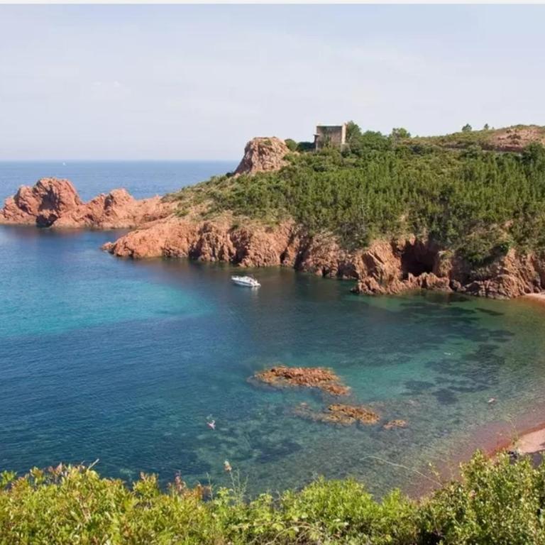 Bel appartement T2 dans résidence à Saint-Raphaël Valescure à 10 minutes de la mer - Apartment mit 1 Schlafzimmer - 3