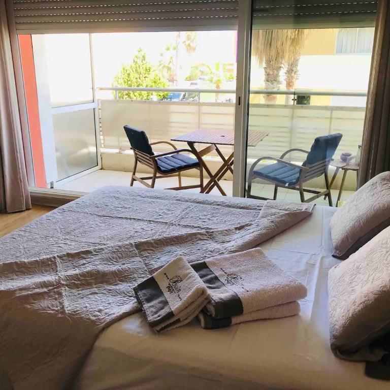 Côte d'Azur joli studio 3 étoiles , 50m plage, climatisation , parking privé - Appartement 1 Chambre - 8