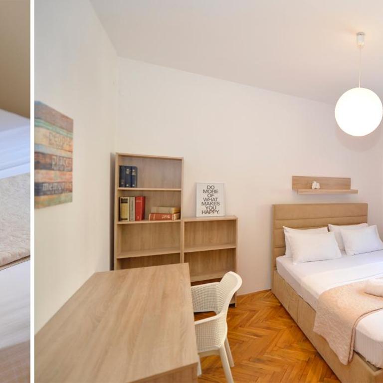 Seafront Apartments House 44 Private Balcony Old Town View - Three-Bedroom Apartment with Sea View - 30