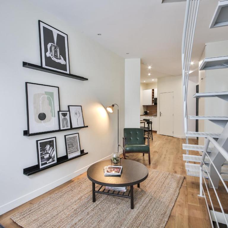 Triplex-6Pers-Porte Maillot-ArcdeTriomphe-Paris17 - Appartement 2 Chambres - 6