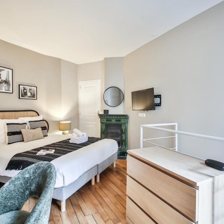 Triplex-6Pers-Porte Maillot-ArcdeTriomphe-Paris17 - Appartement 2 Chambres - 15